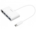 Переходник Macally USB-C – USB-A with Ethernet (UCHUB3GB)